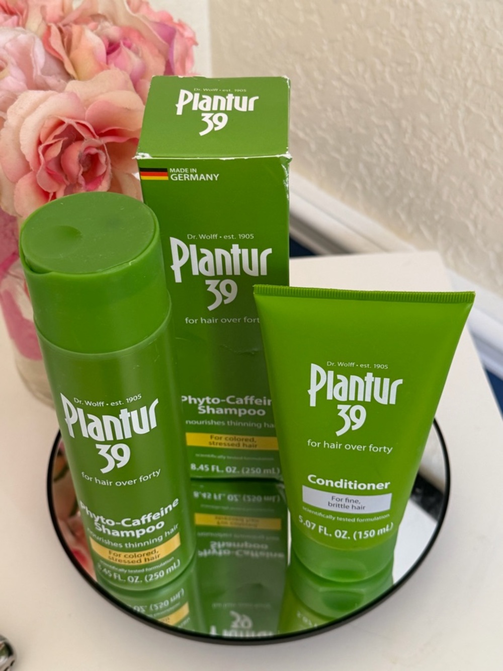 Plantur 39 Bundle Hair Care Phyto-Caffeine Shampoo & Conditioner Over 40 - Picture 3 of 11